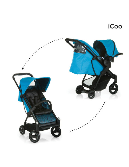iCoo Acrobat Shop n Drive Fishbone blue - outlet Outlet