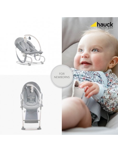 hauck krzesełko 3w1 Sit N Relax Stretch Grey Krzesełka do karmienia
