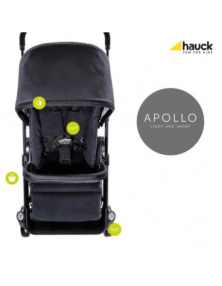 hauck wózek Apollo Caviar/Caviar