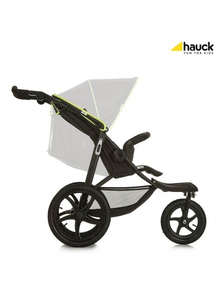 hauck wózek Runner black/neon yellow Wózki spacerowe