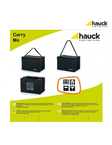 hauck Carry Me Black Organizery