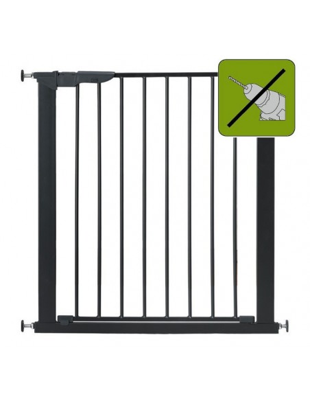 Bramka ochronna Baby Dan PREMIER + 2 rozszerzenia - czarna Bramki zabezpieczające