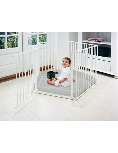 Baby Dan kojec Park A Kid - biały Bramki zabezpieczające