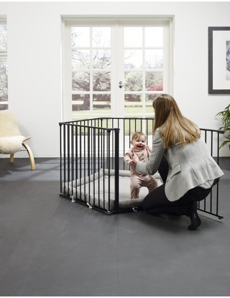 Baby Dan - Kojec Park A Kid, czarny Bramki zabezpieczające