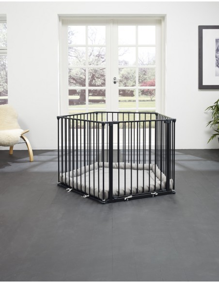 Baby Dan - Kojec Park A Kid, czarny Bramki zabezpieczające