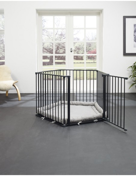 Baby Dan - Kojec Park A Kid, czarny Bramki zabezpieczające