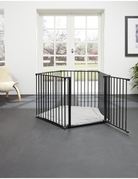 Baby Dan - Kojec Park A Kid, czarny Bramki zabezpieczające