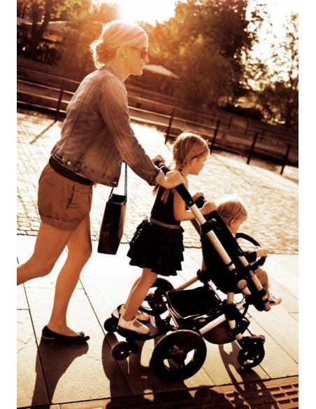Dostawka do wózka dla starszego dziecka - czarny Dostawki do wózków