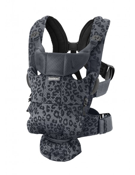 BABYBJORN MOVE 3D Mesh - nosidełko, Antracyt/Leopard Nosidełka