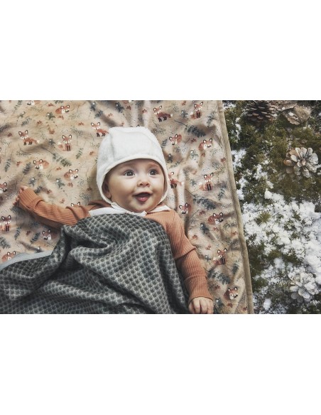 Elodie Details - Czapka Winter Bonnet - Shearling - 1-2 lata Czapki i rękawiczki