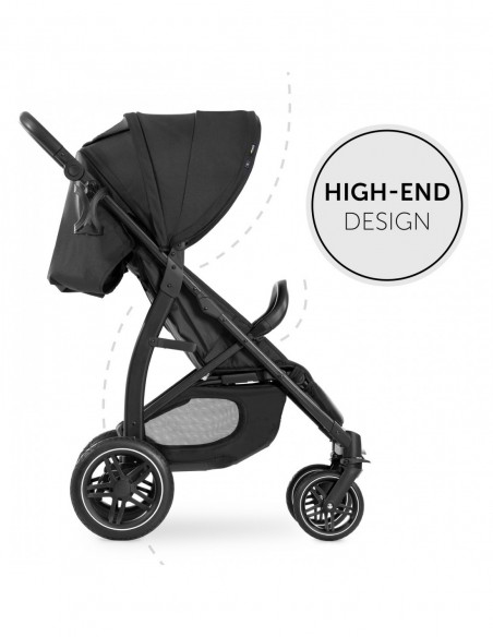 hauck wózek Rapid 4D - Black Wózki spacerowe