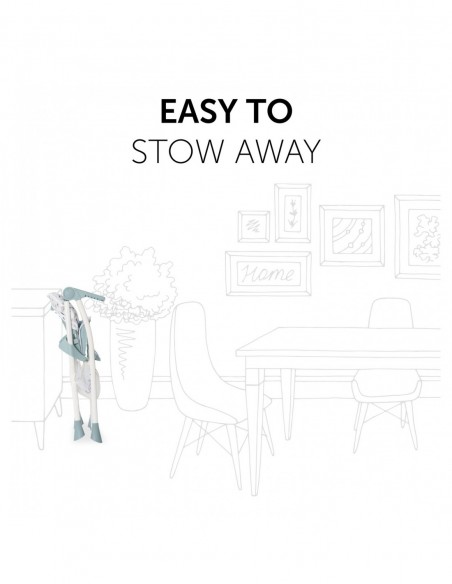 hauck krzesełko do karmienia Sit N Fold Space Krzesełka do karmienia