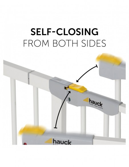 hauck bramka zabezpieczająca Clear Step Autoclose - White Bramki zabezpieczające