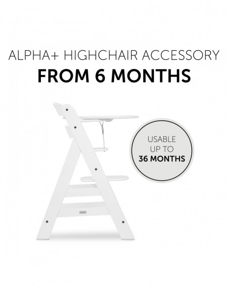 hauck tacka Alpha Click Tray - White Krzesełka do karmienia