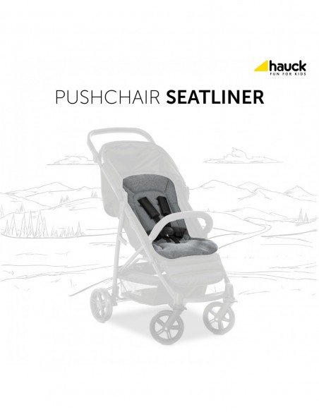 hauck wkładka do wózka - Light Grey Wkładki na siedzisko