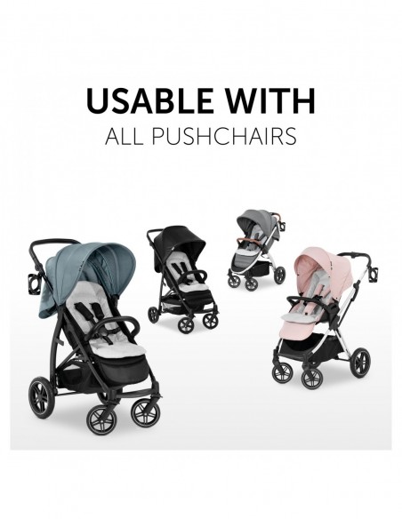 hauck wkładka do wózka - Light Grey Wkładki na siedzisko