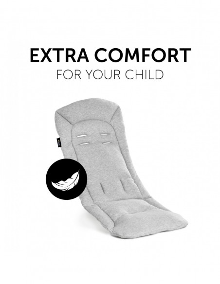 hauck wkładka do wózka - Light Grey Wkładki na siedzisko