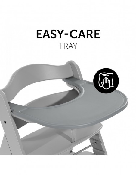 hauck tacka Alpha Click Tray - Grey Krzesełka do karmienia