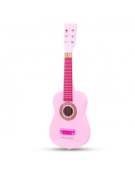 New Classic Toys Gitara różowa Muzyczne