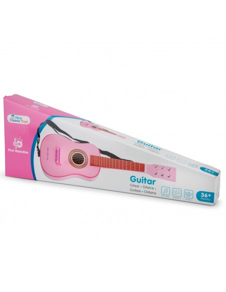 New Classic Toys Gitara różowa Muzyczne