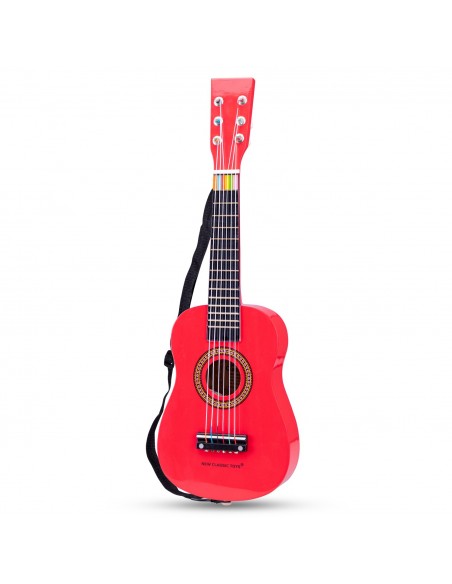 New Classic Toys Gitara czerwona Muzyczne