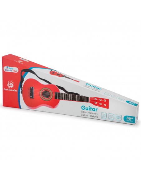New Classic Toys Gitara czerwona Muzyczne