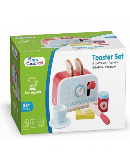 New Classic Toys Toster czerwony Gospodarstwo domowe