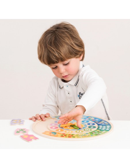 New Classic Toys Puzzle Zegar FSC Edukacyjne