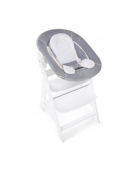 hauck leżaczek 2w1 Alpha stretch grey Krzesełka do karmienia