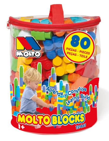 Molto - torba z klockami 80 szt Klocki