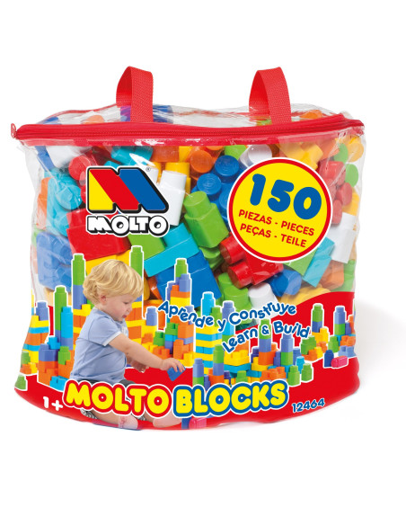 Molto - torba z klockami 150 szt Klocki