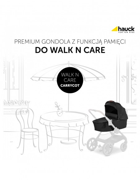 hauck gondola Walk N Care - Black Gondole