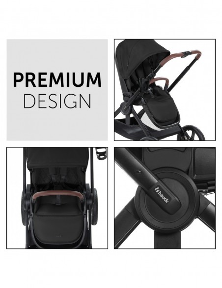 hauck wózek Walk N Care - Black Wózki spacerowe