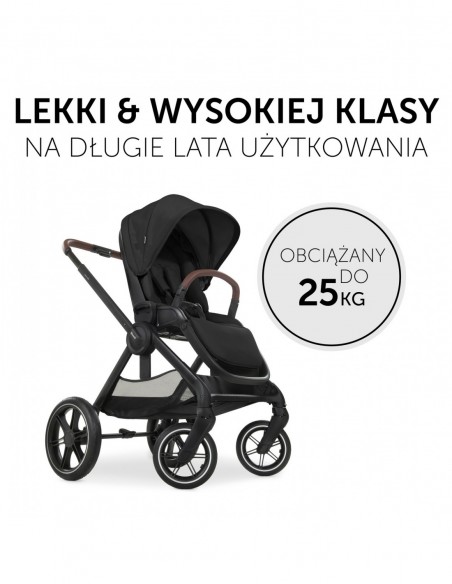 hauck wózek Walk N Care - Black Wózki spacerowe