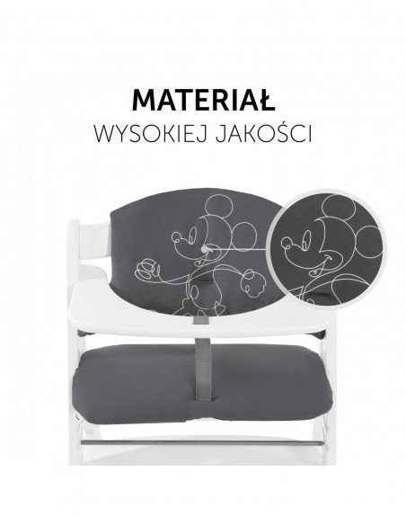 hauck wkładka Alpha\nSelect - Mickey Mouse - Anthracite Krzesełka do karmienia