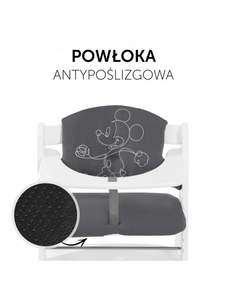 hauck wkładka Alpha\nSelect - Mickey Mouse - Anthracite Krzesełka do karmienia