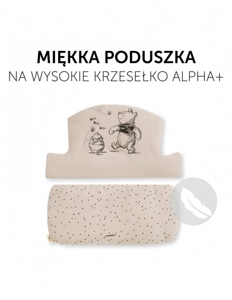 hauck wkładka Alpha \nSelect - Winnie the Pooh - Beige Krzesełka do karmienia
