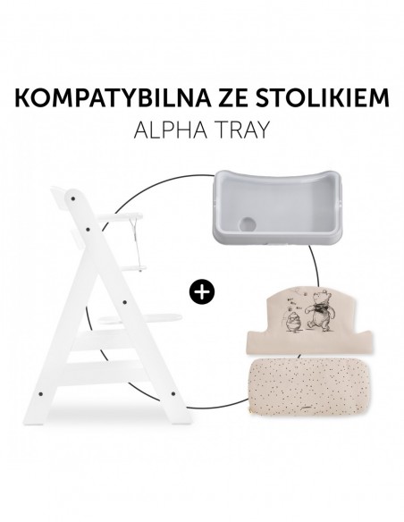 hauck wkładka Alpha \nSelect - Winnie the Pooh - Beige Krzesełka do karmienia