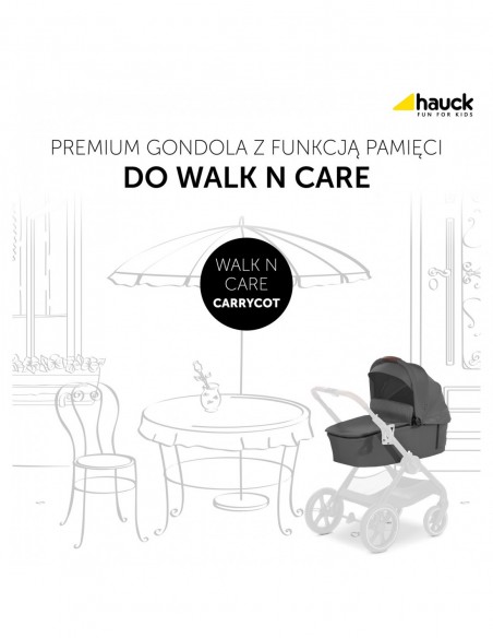 hauck gondola Walk N Care Carrycot - Dark Grey Gondole