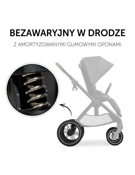 hauck wózek Walk N Care - Dark Grey Wózki spacerowe