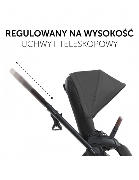 hauck wózek Walk N Care - Dark Grey Wózki spacerowe