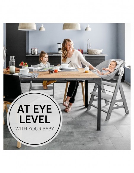 hauck leżaczek 2w1 Alpha - Pastel Bear - Light Grey Krzesełka do karmienia