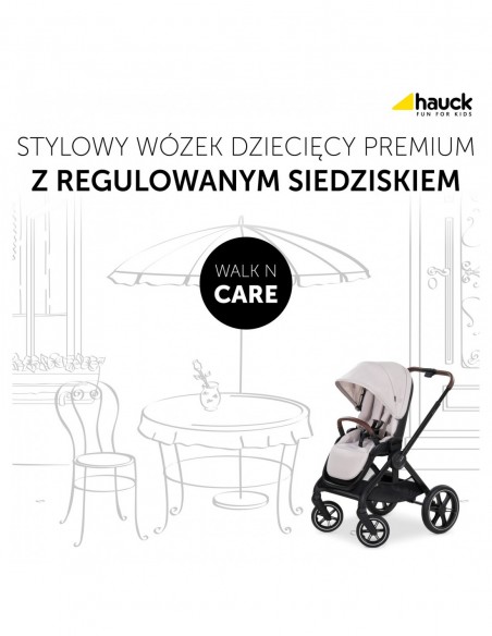 hauck wózek Walk N Care - Beige Wózki spacerowe