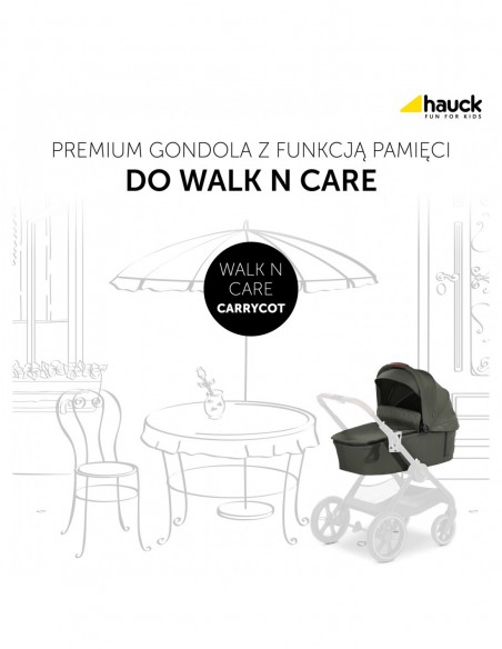 hauck gondola Walk N Care - Dark Olive Gondole
