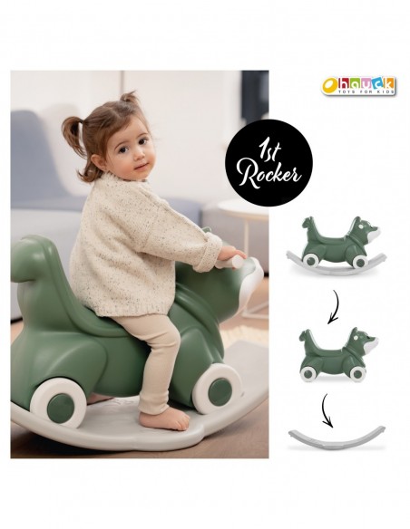 hauck rowerek 1st Rocker - Fox - Green Zabawki
