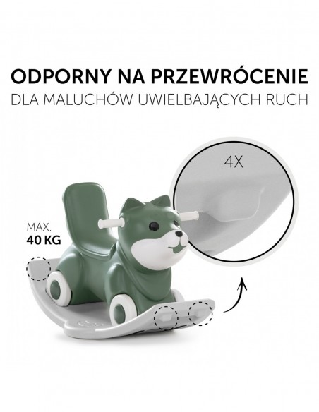 hauck rowerek 1st Rocker - Fox - Green Zabawki