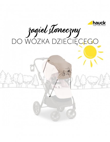 hauck daszek przeciwsłoneczny Sunshade - Winnie the Pooh - Beige Pozostałe