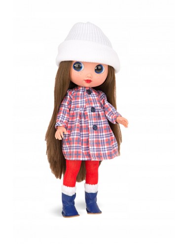 Munecas Arias lalka Dunya 38 cm – strój w kratkę Lalki