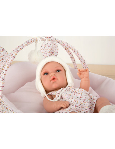 Munecas Arias lalka Natal 33 cm z nosidełkiem Lalki