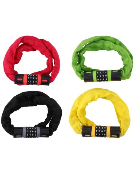 Dunlop zapięcie rowerowe na szyfr\n 90 cm Akcesoria rowerowe